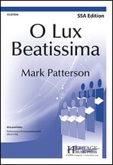 O Lux Beatissima SSA choral sheet music cover